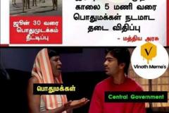 Corona-lockdown-timing